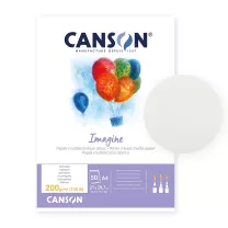 Blok Canson Imagine Mixed Media 200 gsm A4 21 x 29,7 cm 50 ark. 200006008