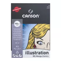 Blok Canson Illustration 250 gsm A3 29,7 x 42 cm 12 ark. 200387201