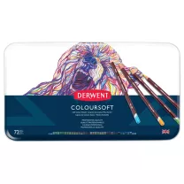 Kredki Derwent Coloursoft 72 set 0701029