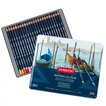 Kredki Akwarelowe Derwent Watercolour 24 set 32883