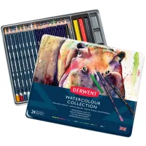 Kredki Akwarelowe Derwent Watercolour Collection 24 set 0700304