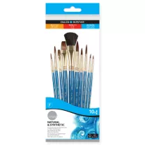Pędzle Daler Rowney Simply Natural & Synthetic 10 set 216910110