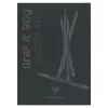 Blok Szkicowy Clairefontaine Graf It Black 90 gsm A4 80 ark. 96841C
