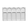 Paleta Porcelanowa Do Akwareli Ami Prostokątna 11,0 x 19,5 cm 10 Kom&oacute;r 575221