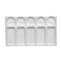 Paleta Porcelanowa Do Akwareli Ami Prostokątna 11,0 x 19,5 cm 10 Kom&oacute;r 575221