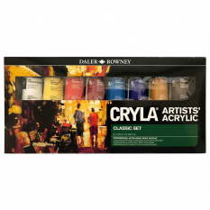 Farby Akrylowe Daler Rowney Cryla Classic Set 8 x 75 ml 125900400