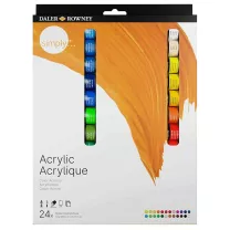 Farby Akrylowe Daler Rowney Simply Acrylic 24 set 126500024